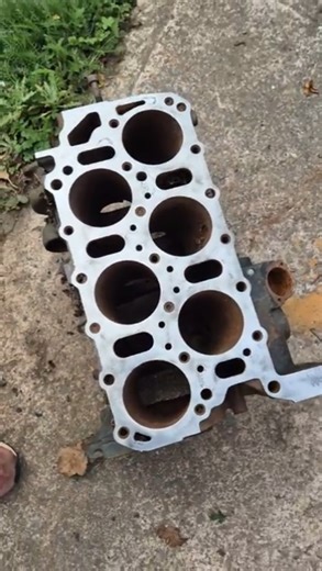 Abandoned VW Engine Block Gets a Second Life #shorts #automobile #vw #asmr #engineering #abandoned