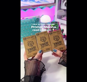 Primal Mecha Artisan Keycaps Unboxing | Collector’s Edition