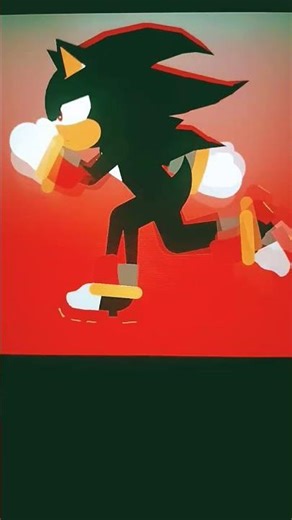 shadow running #sonicthehedgehog #shadowthehedgehog#animation#sticknodes