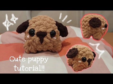 Crochet puppy tutorial (beginner) | dog amigurumi