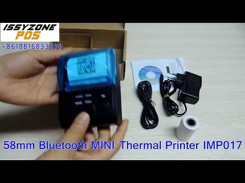 58mm Bluetooth Thermal Printer Portable printer how to connect with Androind/IOS IMP017