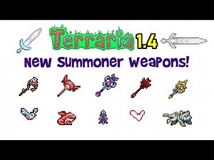 Journey's End Terraria 1.4 New Summoner Weapons Guide! (Summon Class Weapons & Changes)
