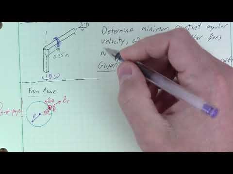 Lec12 - Particle Kinetics (Theory & Examples) Force-Mass-Acceleration using Polar/Cyl. Coordinates