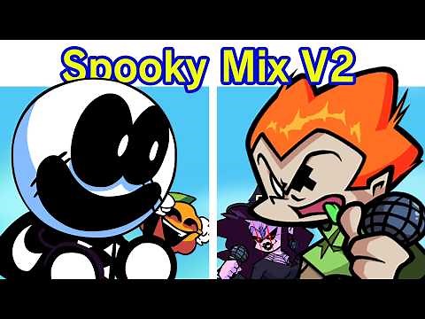 Spooky Mix V2 Mod Update | ALL Songs - Volume 2 (FNF) (It's Spooky Month)