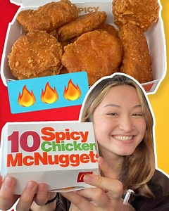 The Fast Food Friends visit McDonald's to try the new Spicy Chicken McNuggets to see how good they really are. Get some for yourself with Postmates: https://bit.ly/3mRRt1J | BuzzFeed