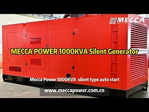 MECCA POWER 1000kva Cummins Silent Generator