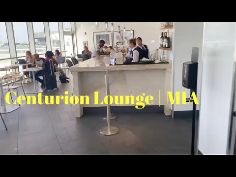 American Express Centurion Lounge Miami International Airport | What It Has To Offer