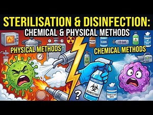 Sterilization & Disinfection Explained | Physical and Chemical Methods (Complete Guide)