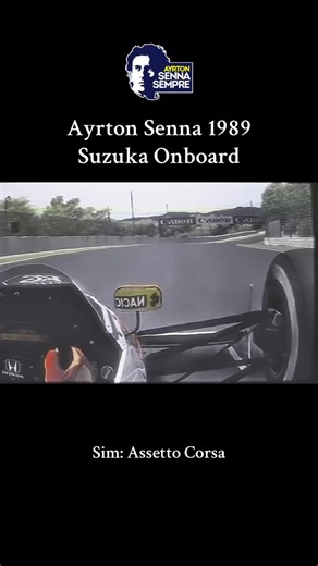 Sim Racing Ayrton Senna 1989 Onboard in Assetto Corsa