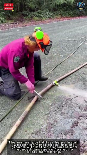 Review Tool Manual Post Driver for Fence Posts#tool