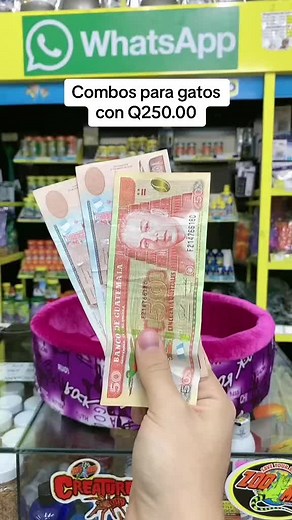 Combos para gatos con Q250.00