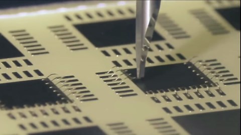 全自动引线键合（automatic wire bonding）