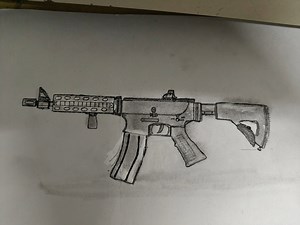 M4a1素描