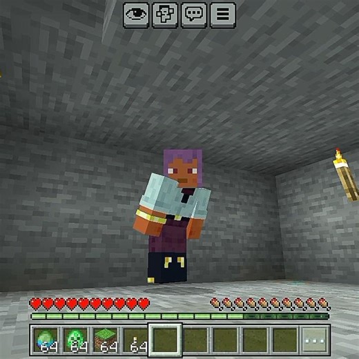 fist day of night minecraft 😂 #minecraft 😂 #viral