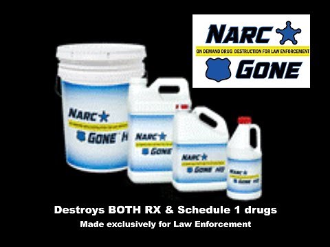 Narc Gone HD: Drug Destruction for Law Enforcement. How It Works