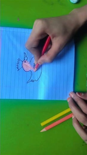 How to draw Hen🦤 #art #funny #cartoon #drawing #shorts #viral #painting