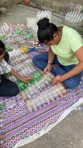 Creative Tractor Crafts from Reused Plastic Bottles