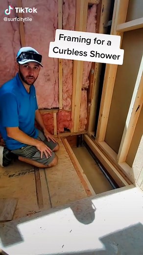 How to Frame Subfloor for Curbless Shower