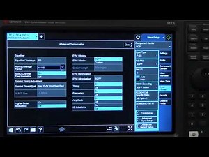 How to Demodulate LTE-A 256QAM Signals with Keysight N9020B MXA Signal Analyzer