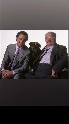 'Me and William' Joe Penny and William Conrad from 'Jake and The Fatman Series'