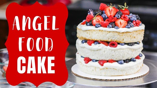 18K views · 515 reactions | This layered angel food cake is frosted with a fluffy whipped cream frosting and packed with juicy berries! It's the perfect, light summer dessert! The recipe can be found here: https://chelsweets.com/2020/06/16/layered-angel-food-cake/ | Chelsweets | Facebook