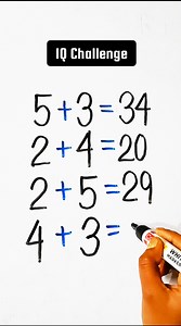 190K views · 377 reactions | IQ Challenge for Genius 樂/What is the Correct Answer?? #challenge #reasoning #logicreasoing #math #iqchallenge #mathtesr | Learn with Ankita Bhatia | Facebook