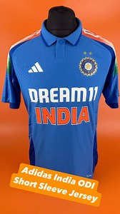 26 reactions | Show your passion for the India cricket team. This is the adidas jersey players wear in one day international games. A team badge on the chest announces your dedication. https://cricketdirect.co.uk/collections/india-cricket-clothing/products/adidas-india-odi-short-sleeve-jersey #Cricketindia #india #Winners #cricket #cricketworldcup #cricketlegend | Cricket Direct | Facebook