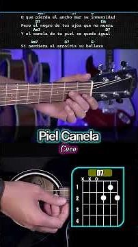 Piel Canela - Cuco - Guitar Tutorial | Fingerpicking and Chords | TABS