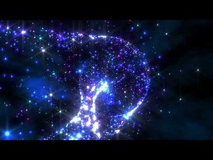 Fantastic Blue Particle - 4K Spiral Space Tour- Galaxy Wave Motion Background