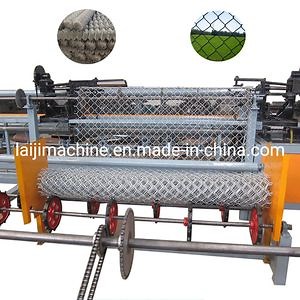 [Hot Item] Fully Automatic Low-Carbon Steel PVC Coating Wire Chain Link Fence Garden Fence/Animal Fence Wire Mesh Fence Machine with Compective Price