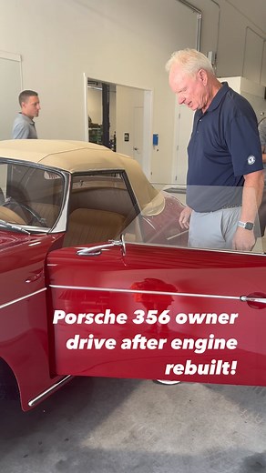 13K views · 60 reactions | The owner of this Ruby Red Porsche 356 has...