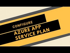 App service plan in Azure