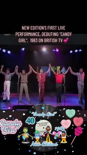 New Edition’s first live performance in 1983 on British TV. “Candy Girl” was released from the debut album, Candy Girl. #newedition #candygirl #rnbsoul #rnbpop #80smusic #GenshinImpact34 #fyp #foryoupage #40yrsago