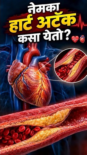 Heart attack नेमका कसा येतो#HeartAttack #HeartHealth #HeartAttackSymptoms #Cardiology #HeartDisease