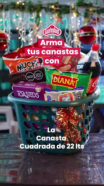 Canastas Plásticas Perfectas para Navidad en Guatemala