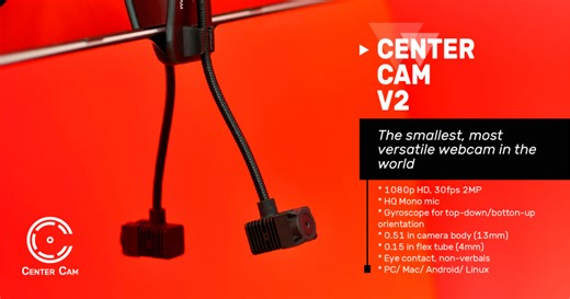 Center Cam V2.0: a better middle-screen webcam by Ian Foster - Indiegogo