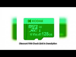 KODAK Micro SD Card Class10 U3 Memory Card MicroSD 64GB 128GB 256GB SD/TF Flash Card on For Smartpho