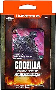 UniVersus Godzilla Challenger Series - Godzilla & Mothra Deck - 2 Character Decks, Ready to Play, Deck Building Card Game, Licensed, UVS Games
