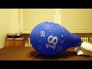 Qualatex 24'' Balloon blow to pop