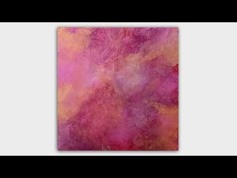 Painting a Soft and Subtle Background Painting with Acrylic Paint
