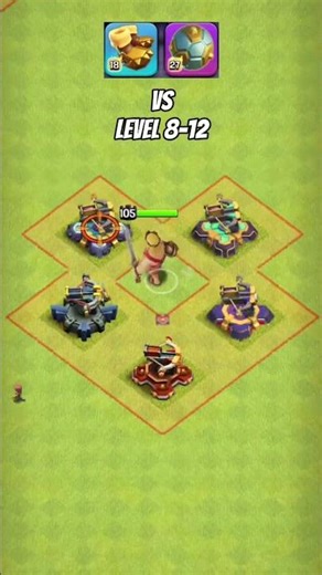 Barking VS X-bow | Clash of Clans