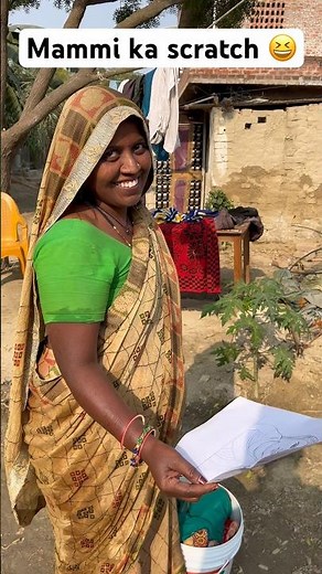 Draw a scratch and sell mammi 😀#short #scratch #ytshort