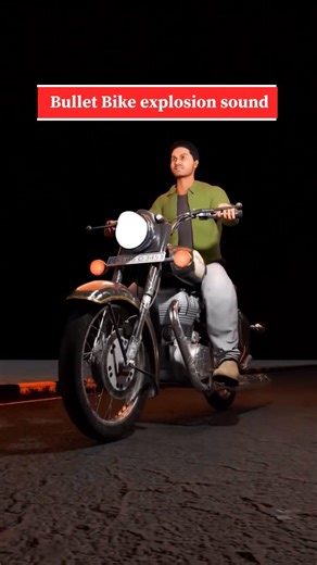 Patakka Sound in Bullet Royal Enfield - 3D Animation video 😟||#shorts #3danimation #royalenfield