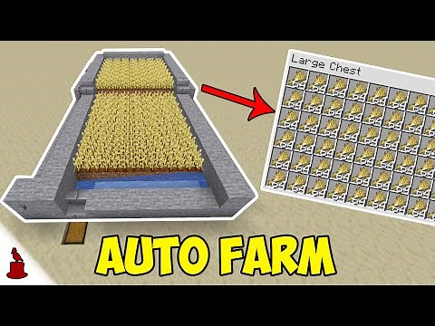Minecraft How To Make An Auto Wheat Farm Tutorial 1.18 (Carrots, Potato, Beetroot)