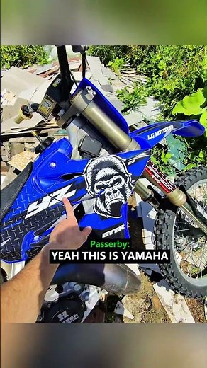 Found my dream Yamaha bike! 😍 #yamaha #dirtbike #bikelife