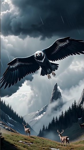 Apex Sky Predator Attack — Titan Eagle🦅😱🔥 #Eagle#WildlifeAI#EpicAnimals#AIShorts#NatureCinematic