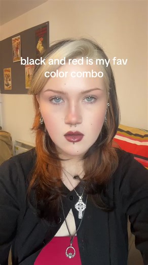 Bringing Emo Back with Black and Red Makeup