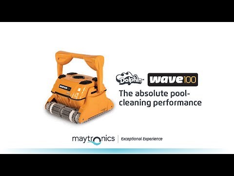 Maytronics Wave 100 robotic pool cleaner top features