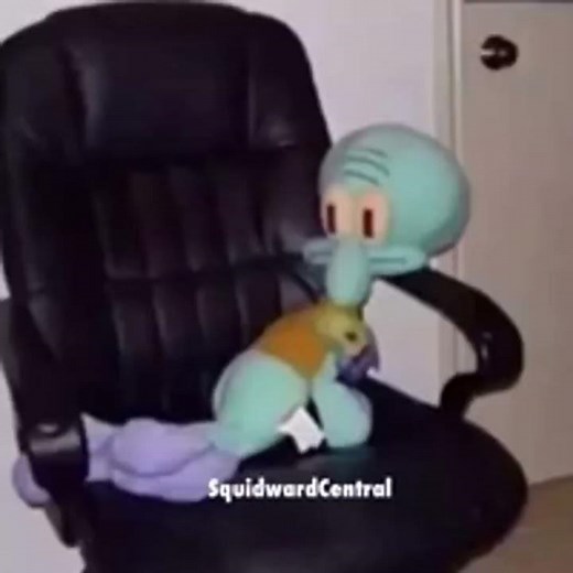 Squidward on a chair #spongebob