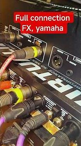 Behringer FX+yamaha mgp 32x complete connection